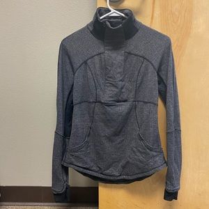 Lululemon black herringbone pullover